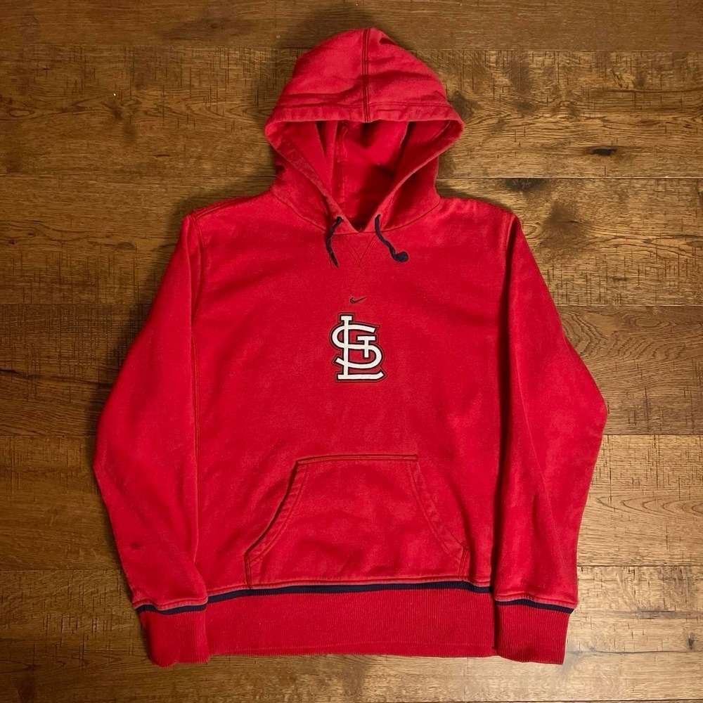 Nike Hoodie Women XL Red Gorpcore St. Louis Cardinals Center Swoosh MLB Baseball